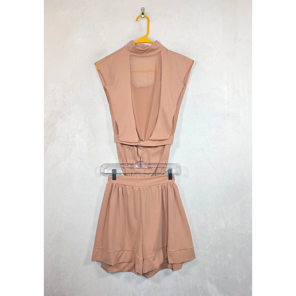 Vintage Kelle Dance Costume Women's M S Peach Sheer Lyrical Ballet Contemporary